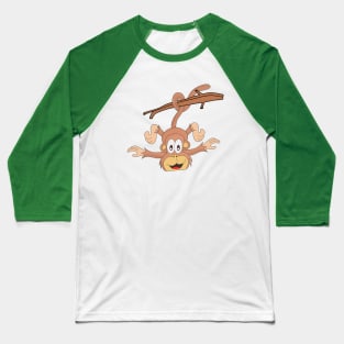 Hanging Monkey Baseball T-Shirt